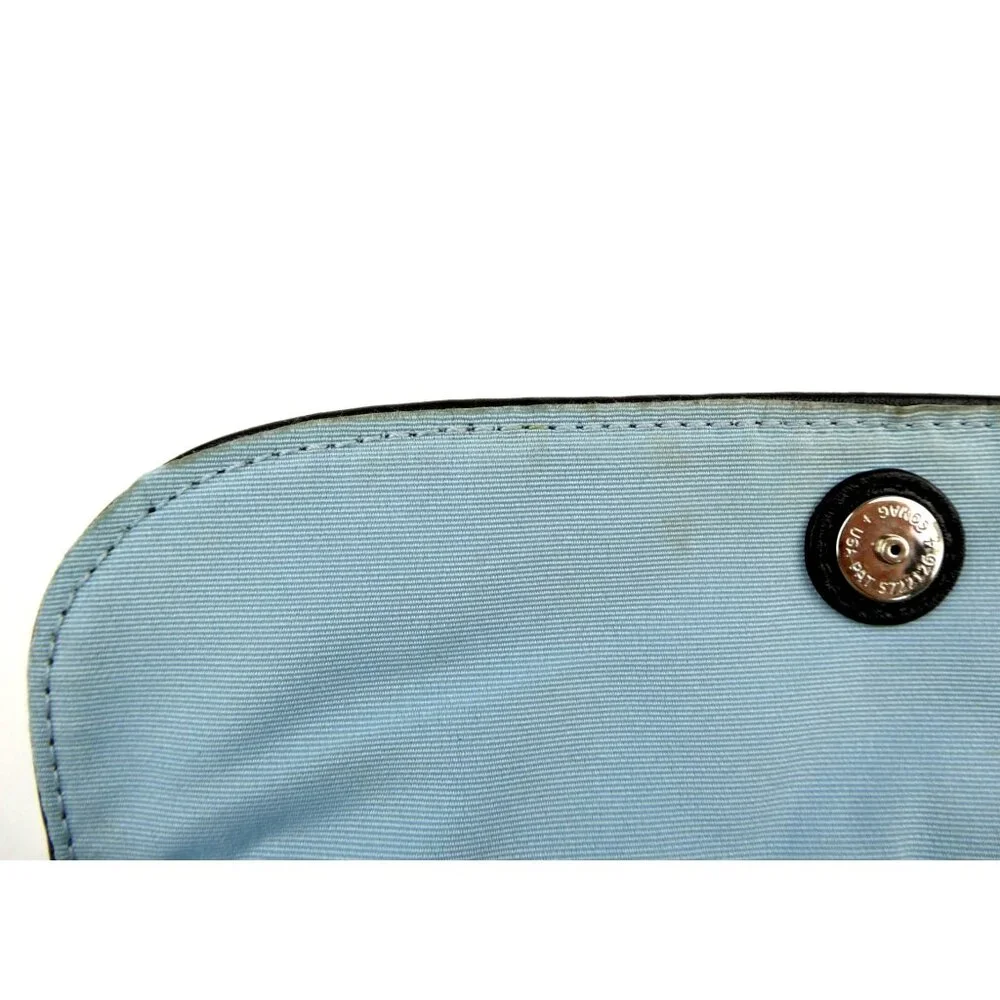 Coach‎ Black Leather Flap Wristlet